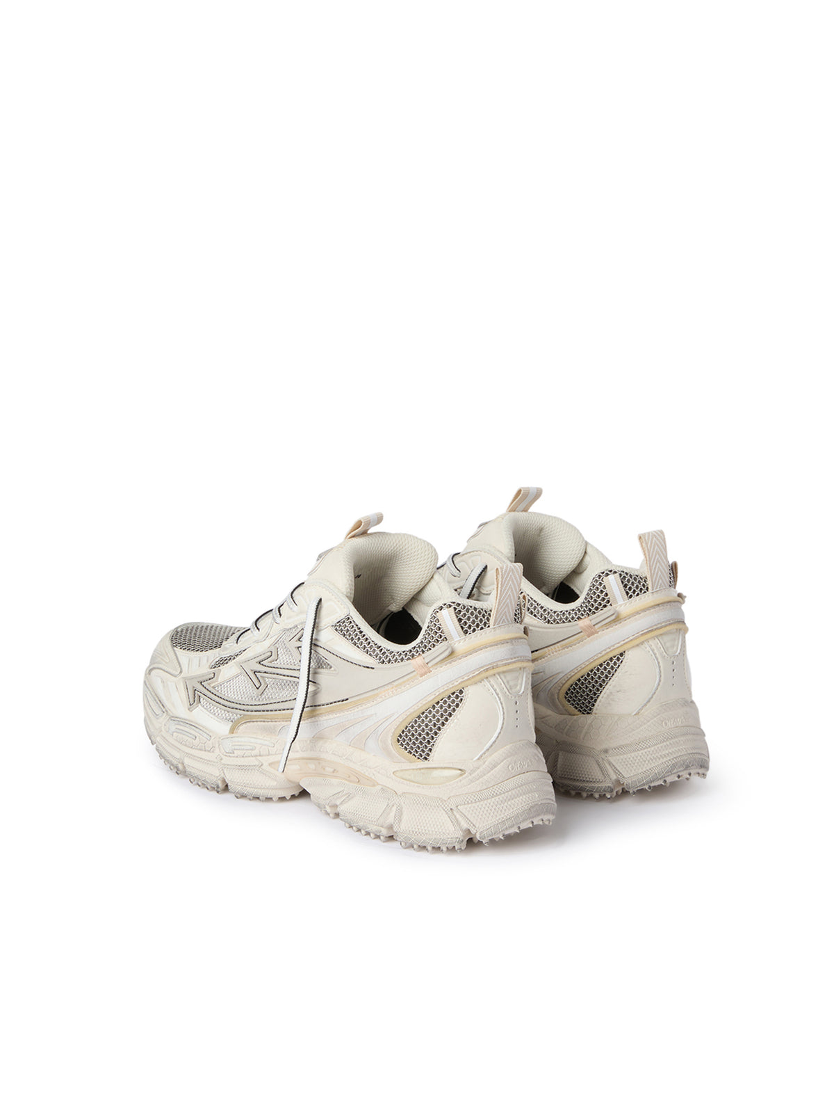 OFF WHITE Be Right Back Worn Out Sneakers BEIGE/GREY OF05754267