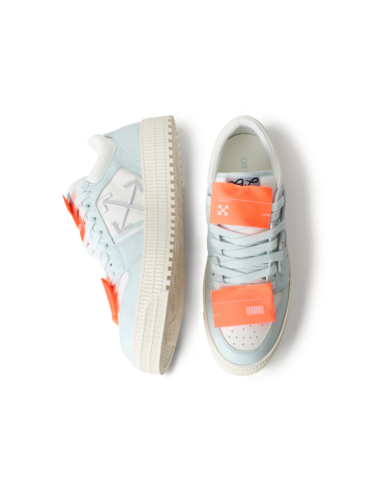 OFF WHITE Low Top 3.0 Off Court Sneakers WHITE/LT BLUE OF05760455