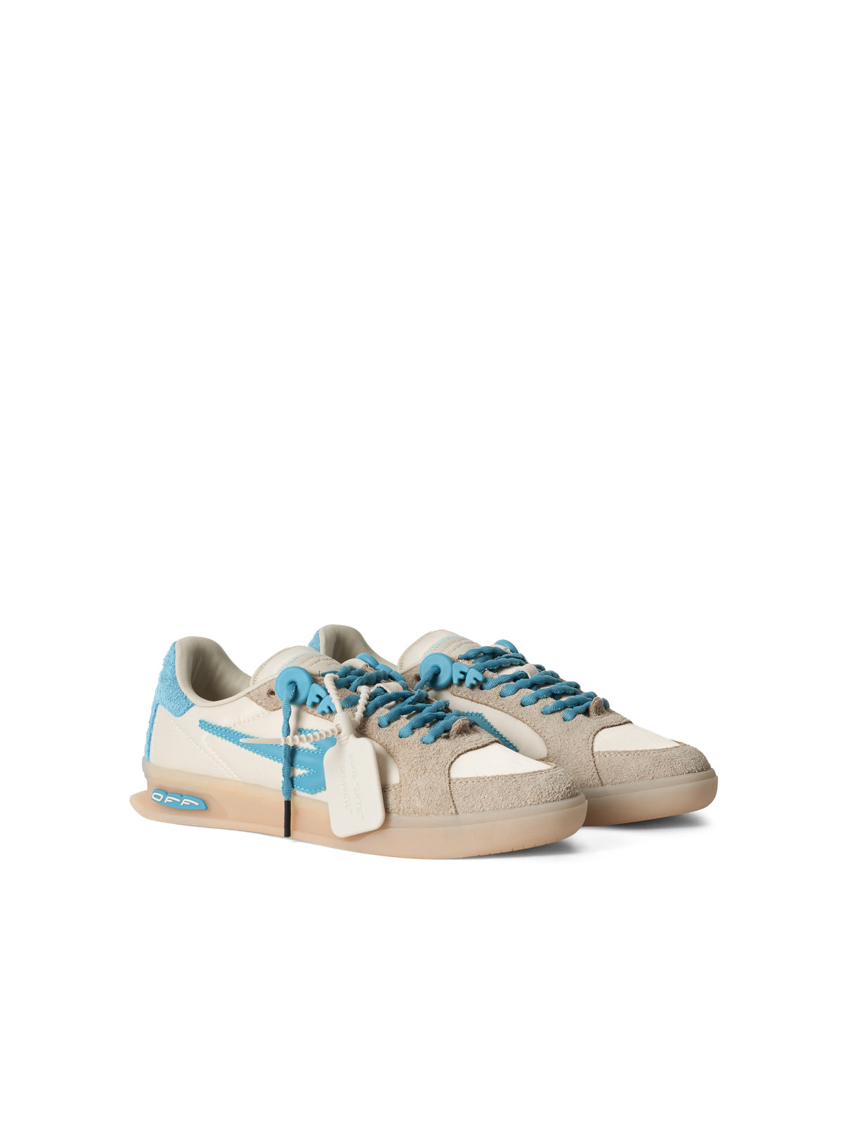 OFF WHITE End of Play Sneakers CREAM WHITE/NEO BLUE OF05762430