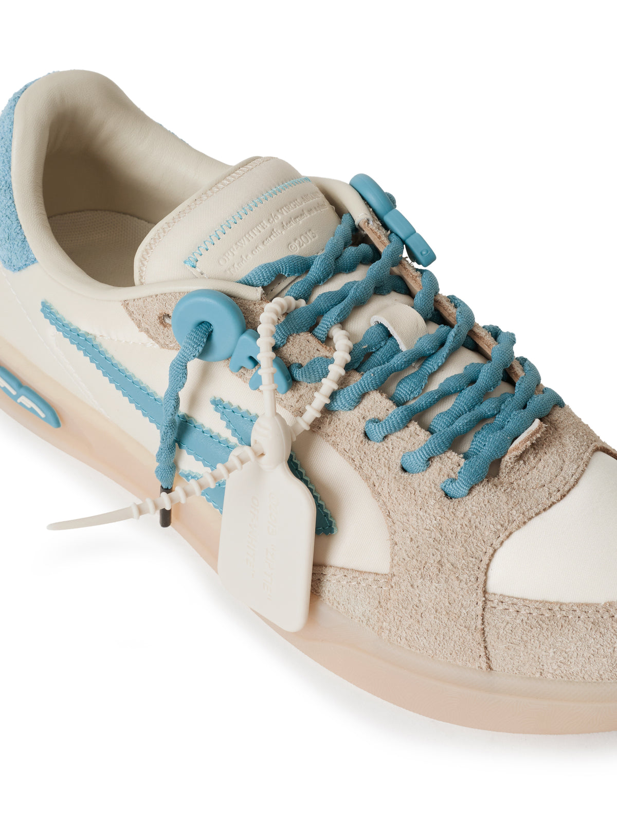 OFF WHITE End of Play Sneakers CREAM WHITE/NEO BLUE OF05762430