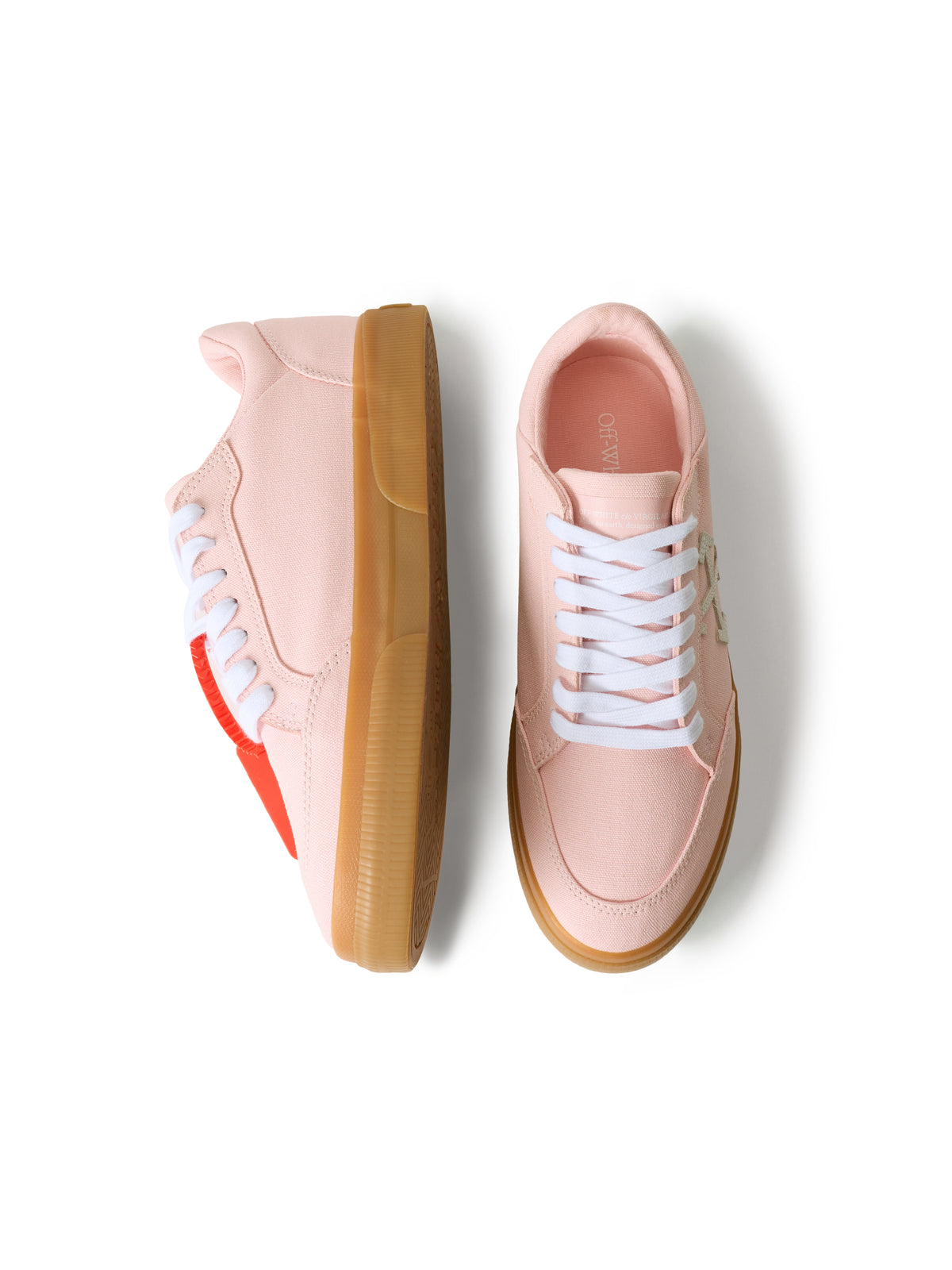 OFF WHITE Vulcanized Low Sneakers PINK/WHITE OF05778655