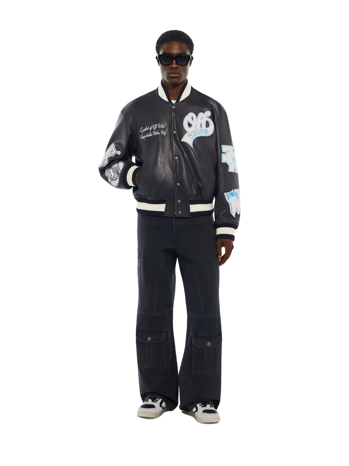 OFF WHITE End Of Play Sneakers BLACK/WHITE OF05968001