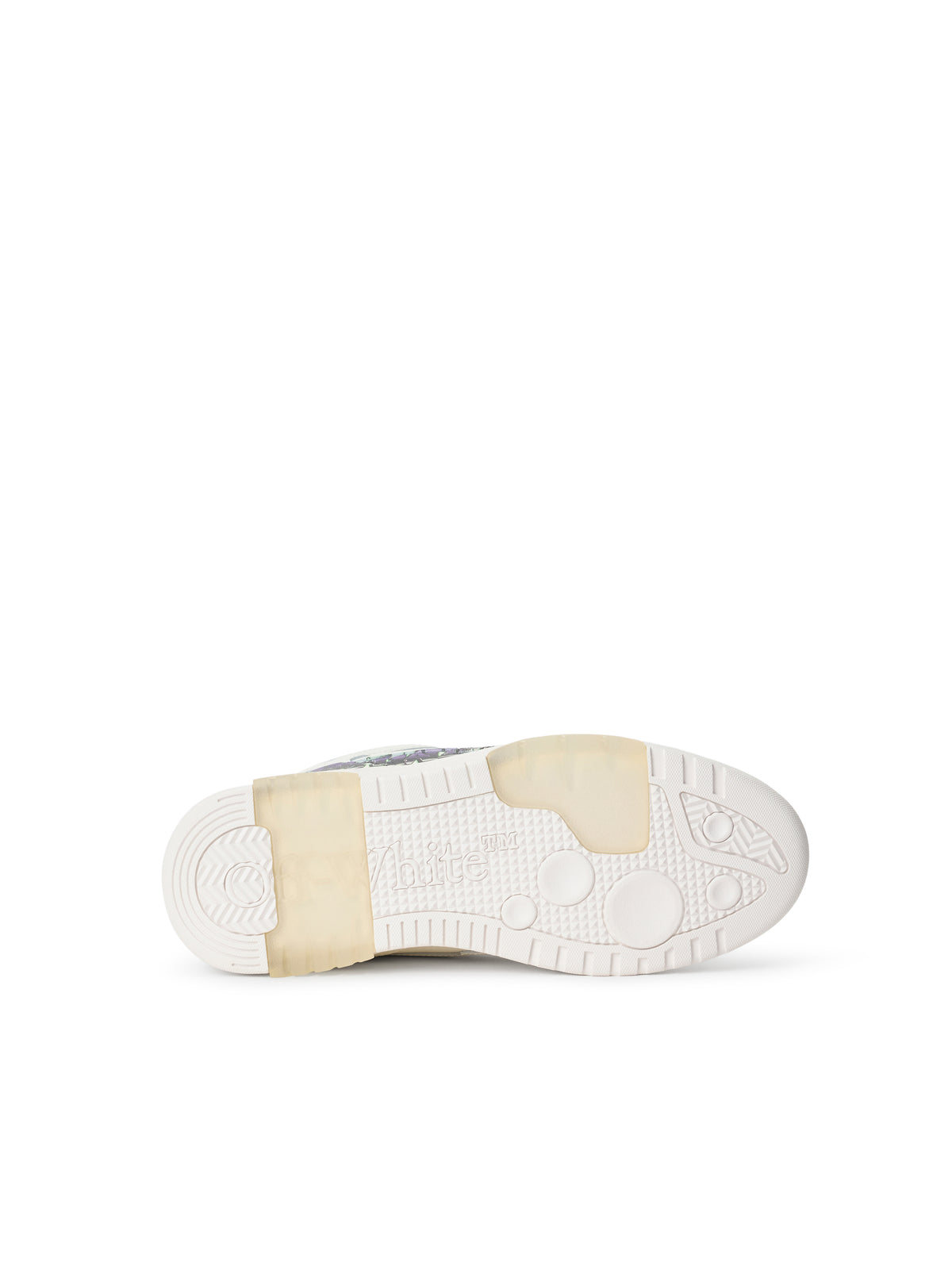 OFF WHITE Out Of Office “For Walking” Art Sneakers WHITE/PURPLE OF06004510