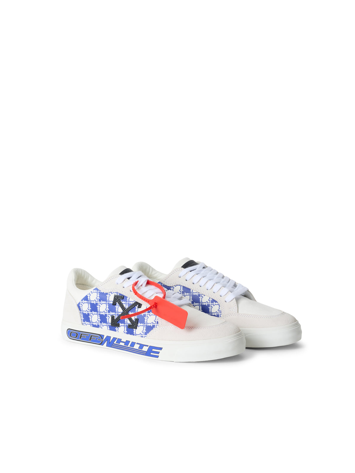 OFF WHITE Vulcanized Low Sneakers WHITE/NEO BLUE OF06006101