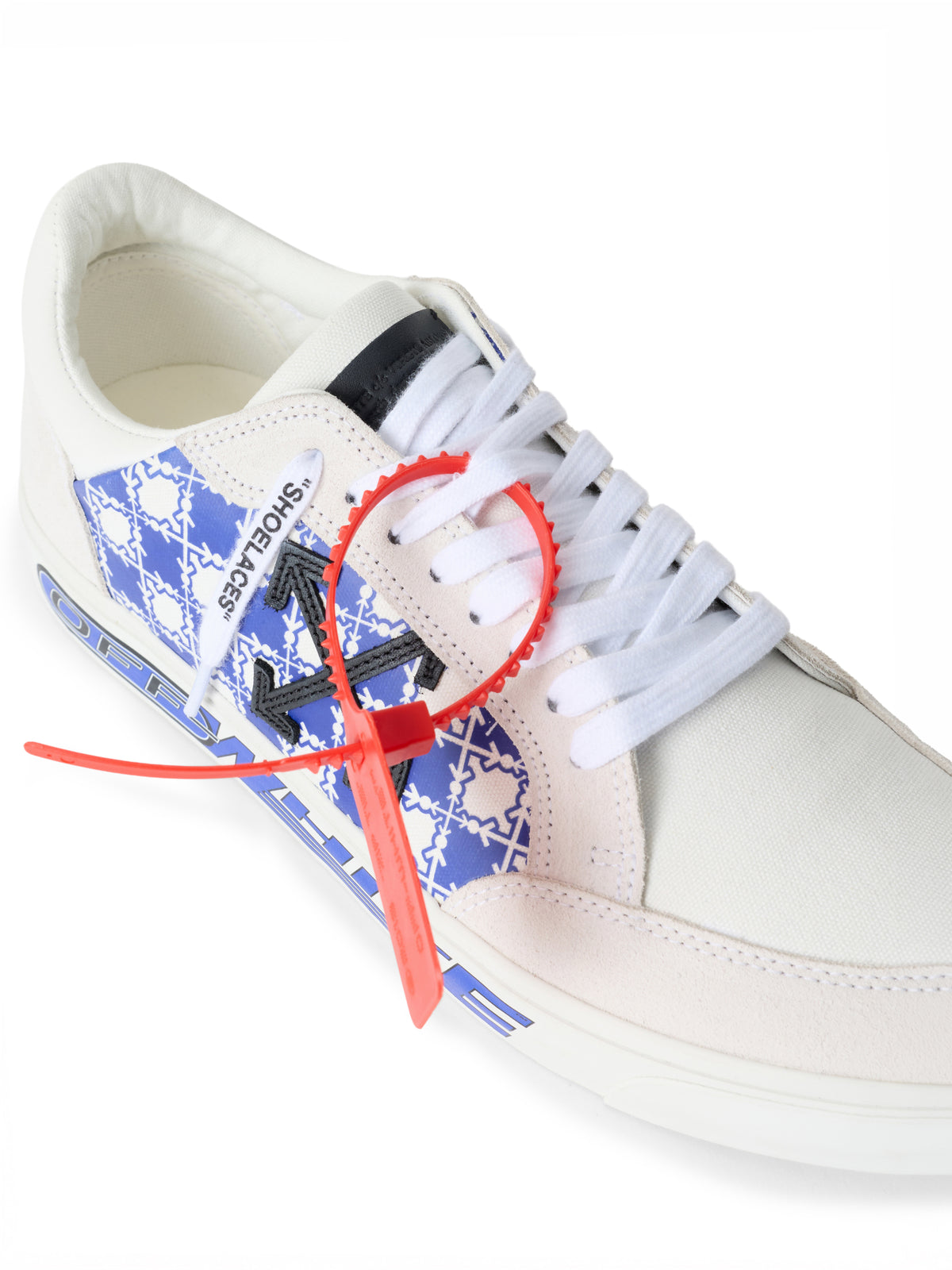 OFF WHITE Vulcanized Low Sneakers WHITE/NEO BLUE OF06007101