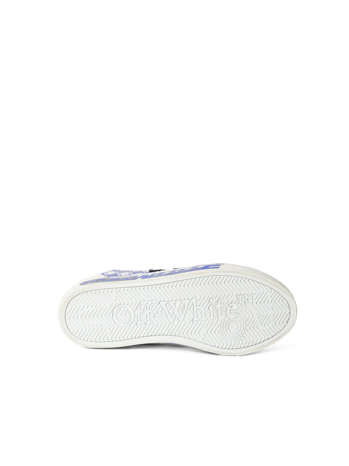 OFF WHITE Vulcanized Low Sneakers WHITE/NEO BLUE OF06007101