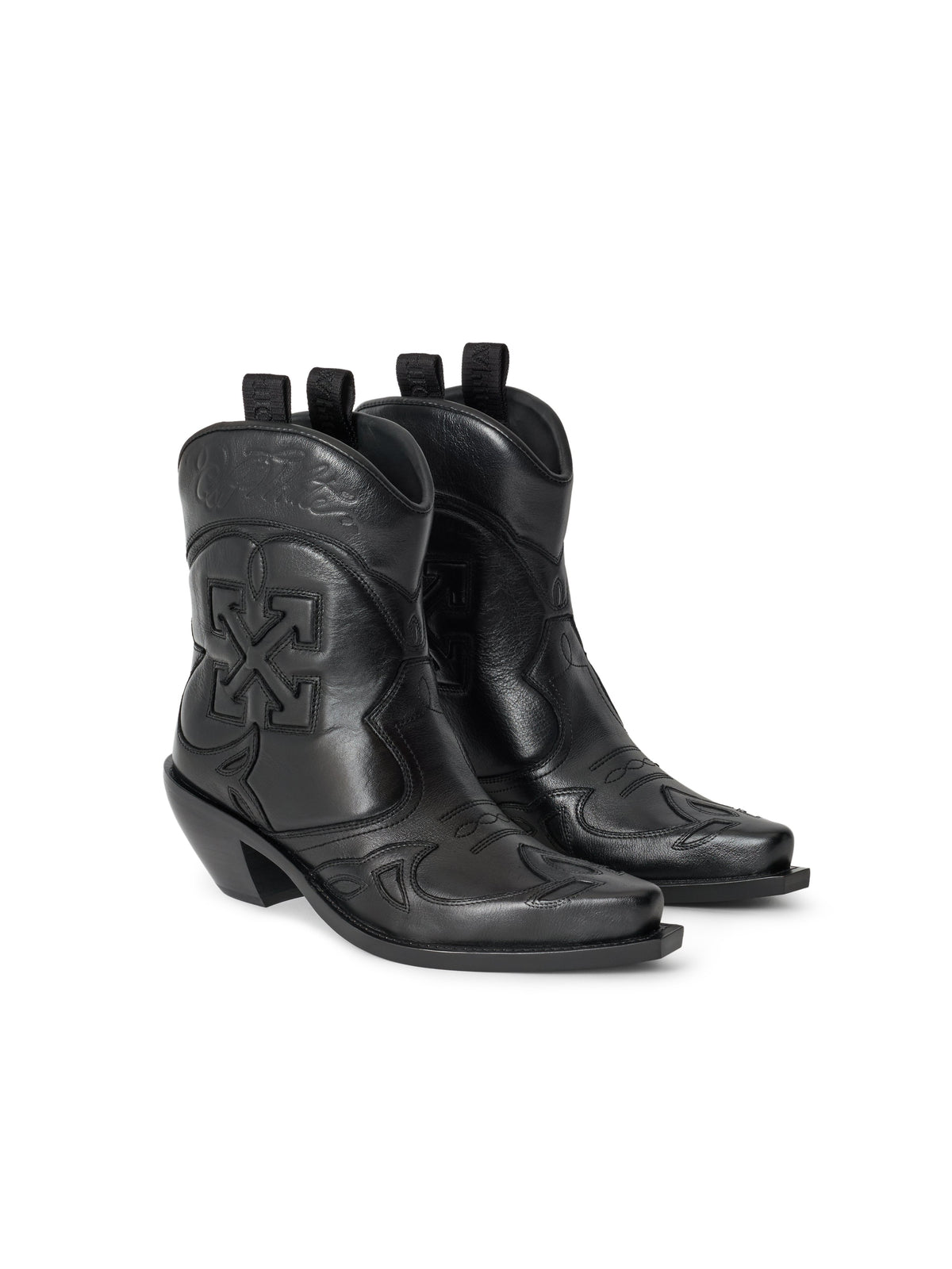 OFF WHITE Santiago Bootie BLACK OF06091002