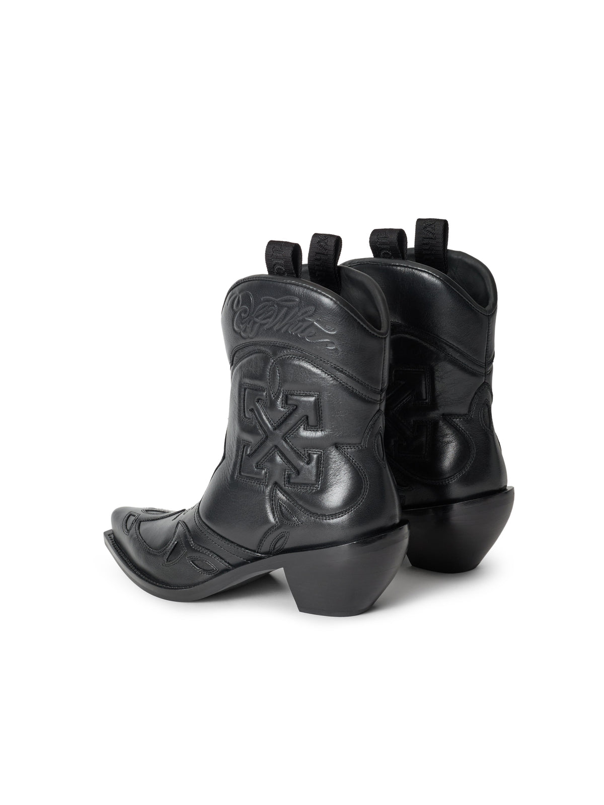 OFF WHITE Santiago Bootie BLACK OF06091002