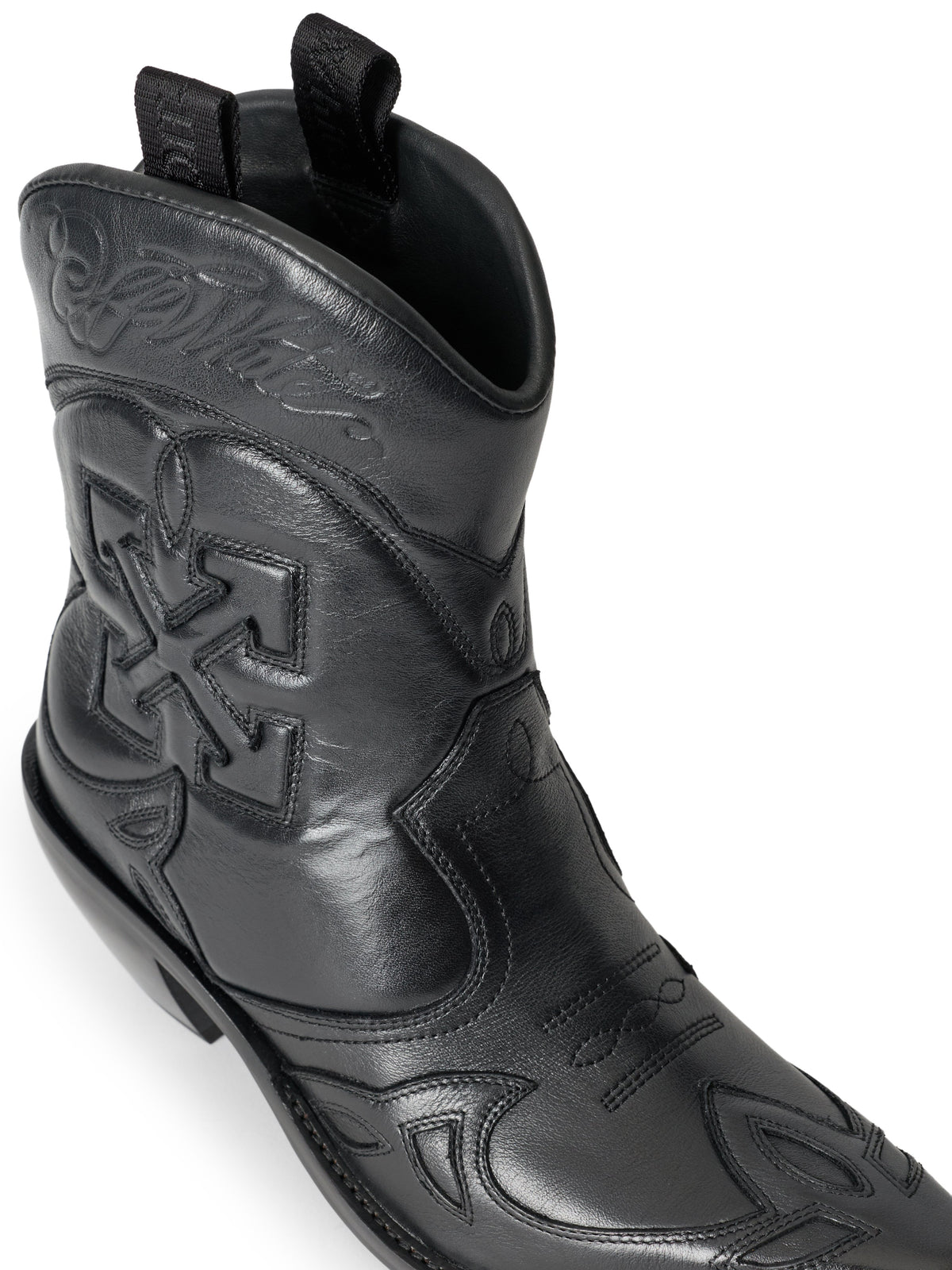 OFF WHITE Santiago Bootie BLACK OF06091002