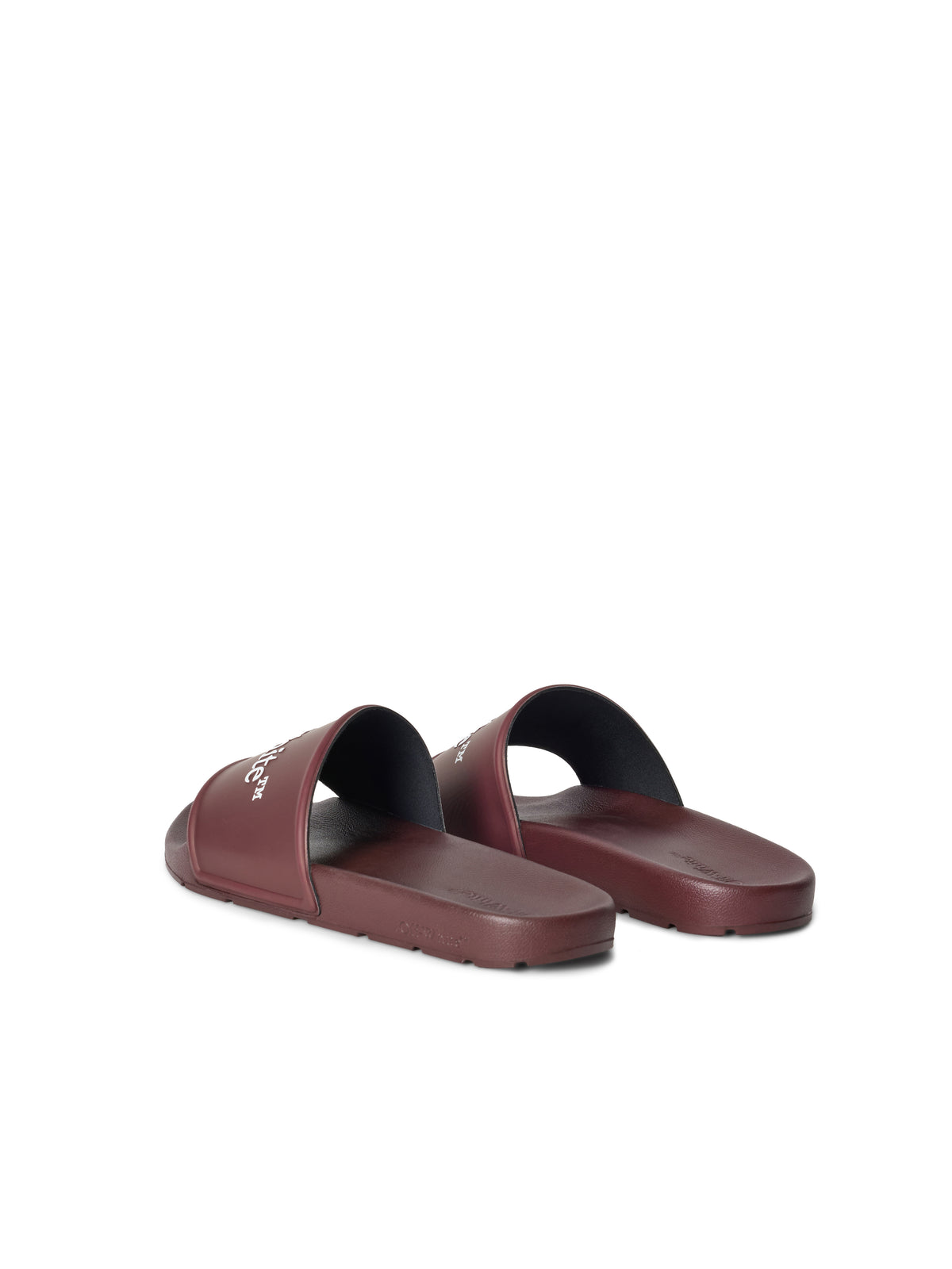 OFF WHITE Bookish Sliders BURGUNDY/WHT OF06096601