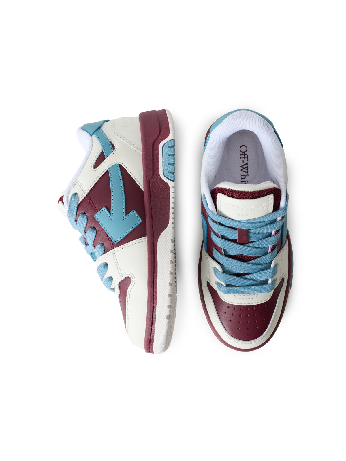 OFF WHITE Out Of Office Sneakers DARK BROWN/P. BLUE OF06414210