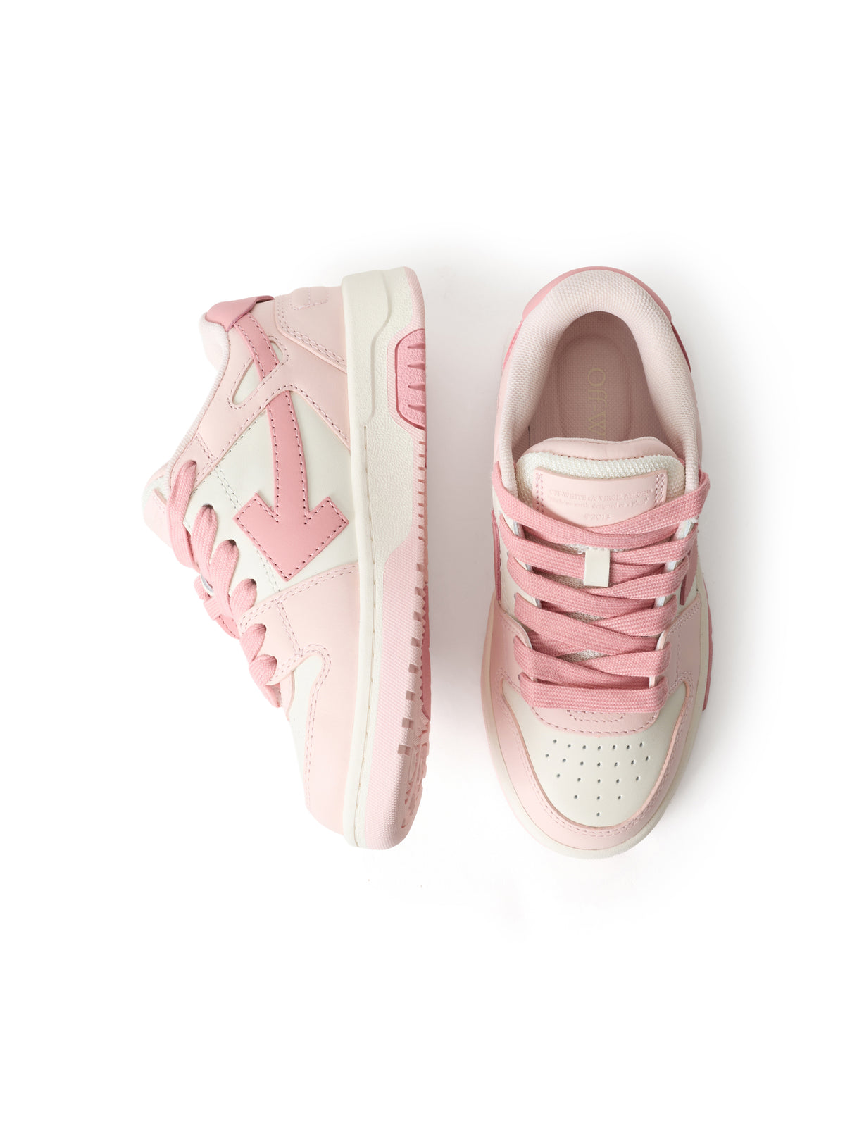 OFF WHITE Out Of Office Sneakers LIGHT PINK/DARK PINK OF06414655