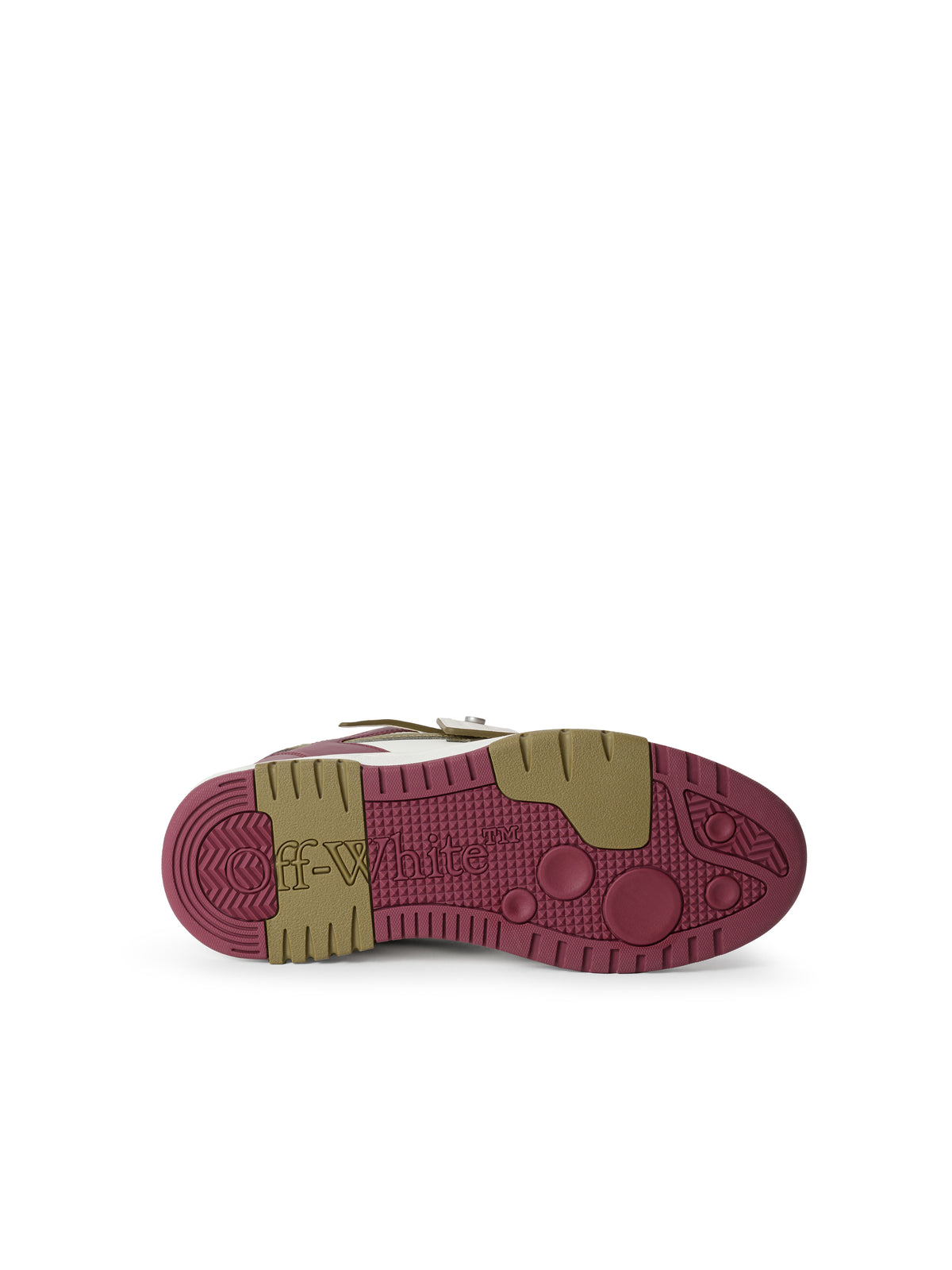 OFF WHITE Out Of Office Sneakers Burgundy/Forest Green OF06552601