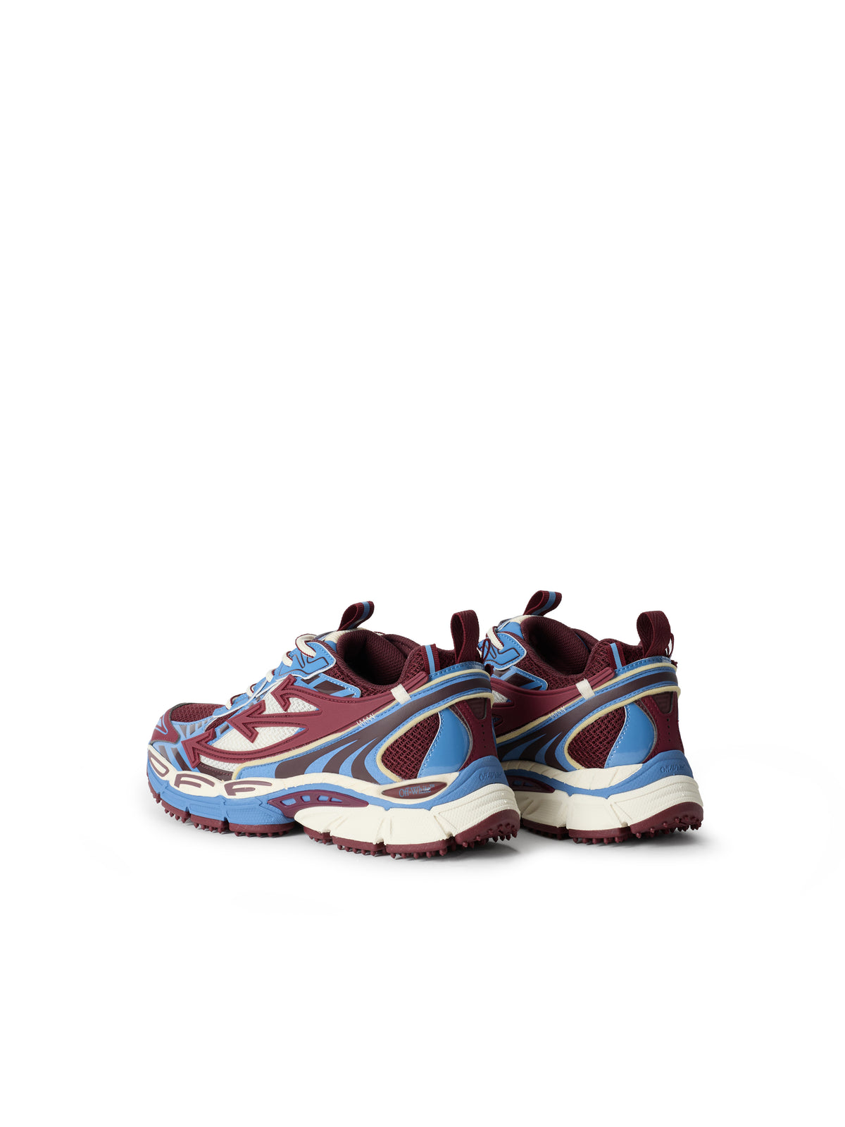 OFF WHITE Be Right Back Sneakers Burgundy/Dusty Blue OF06557609