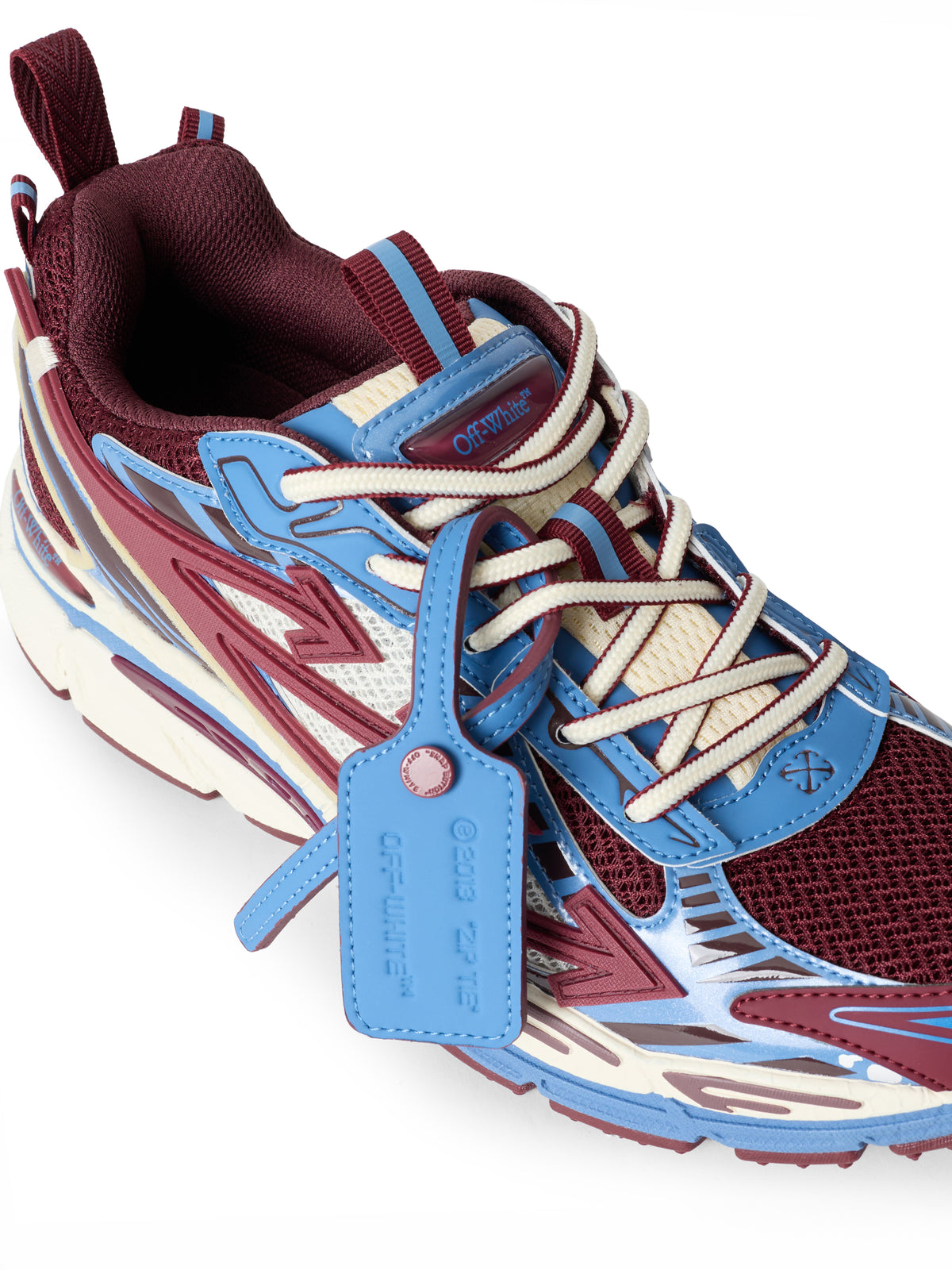 OFF WHITE Be Right Back Sneakers Burgundy/Dusty Blue OF06557609