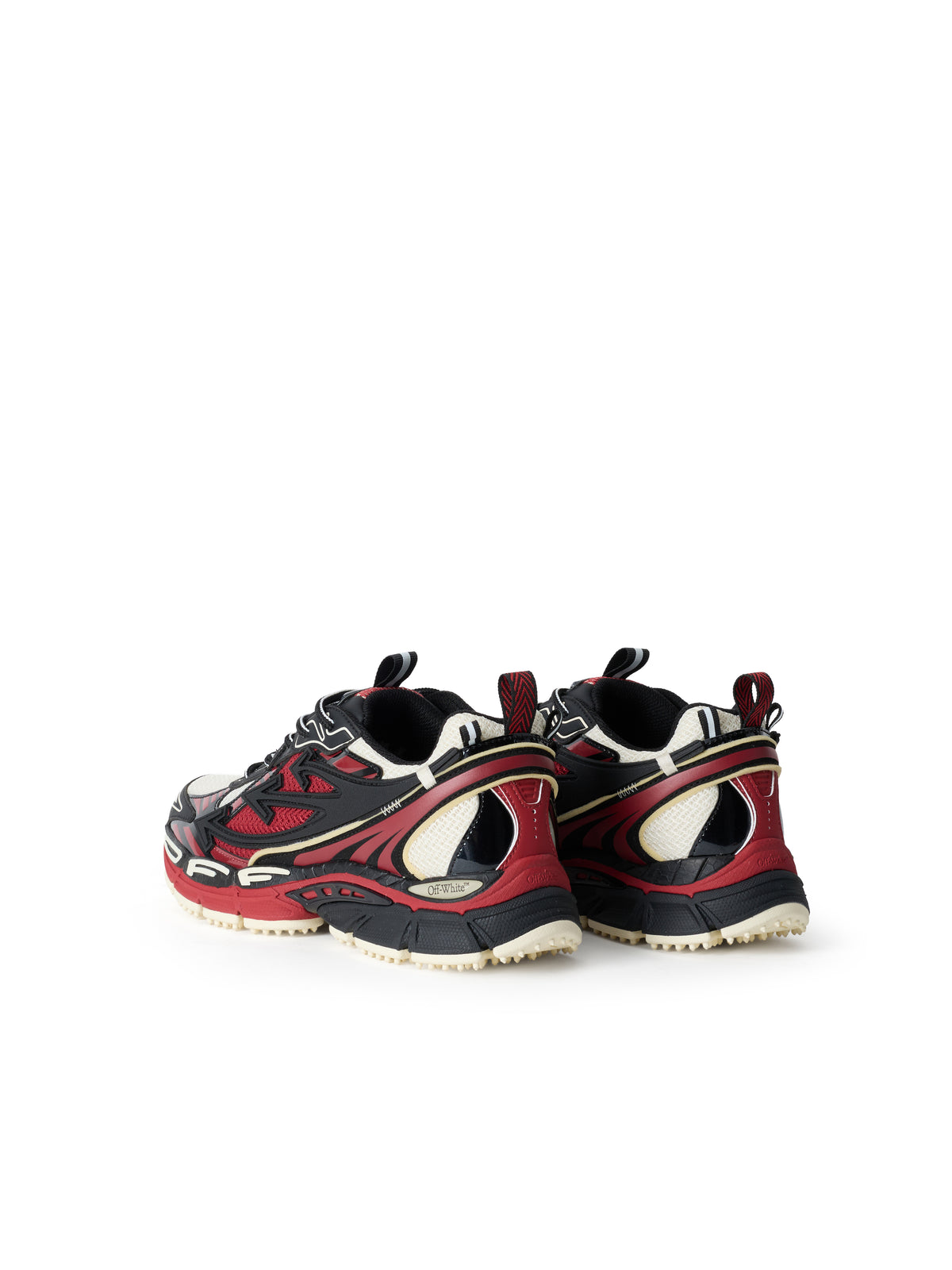 OFF WHITE Be Right Back Sneakers Black/Flame Red OF06566001