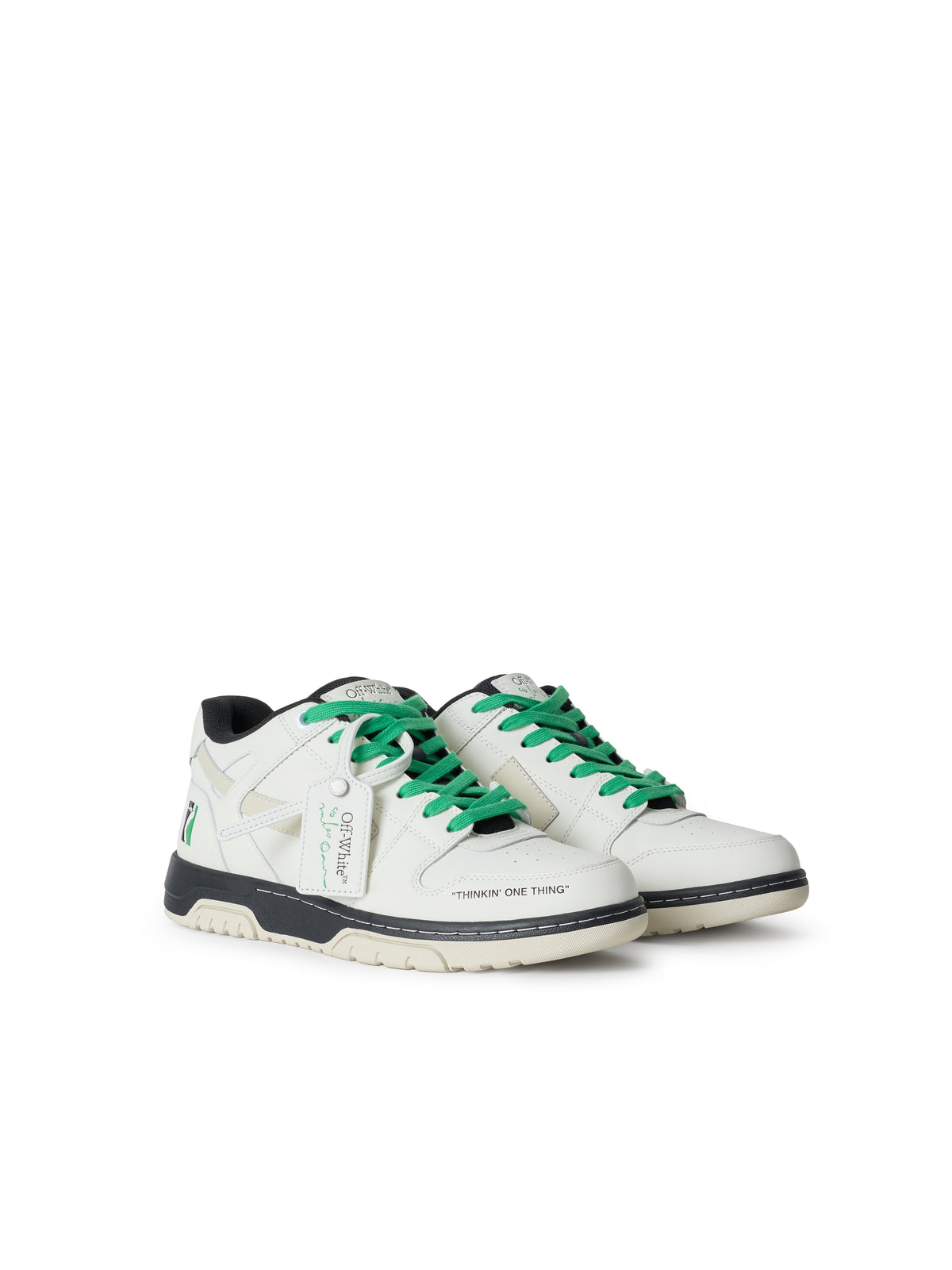 OFF WHITE Out Of Office Miles Davis Sneakers White Green OF06605101