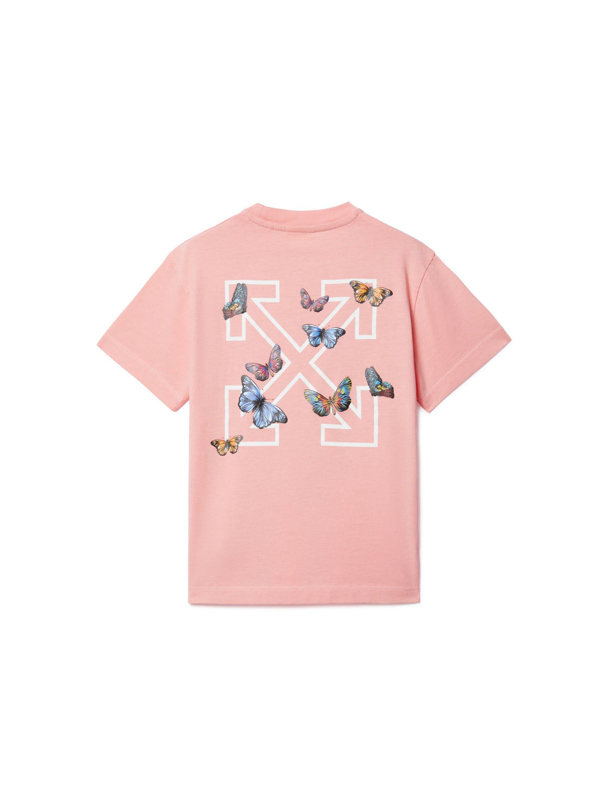 OFF WHITE Arrow Butterfly Tee S/S PINK OGAA001S25JER008
