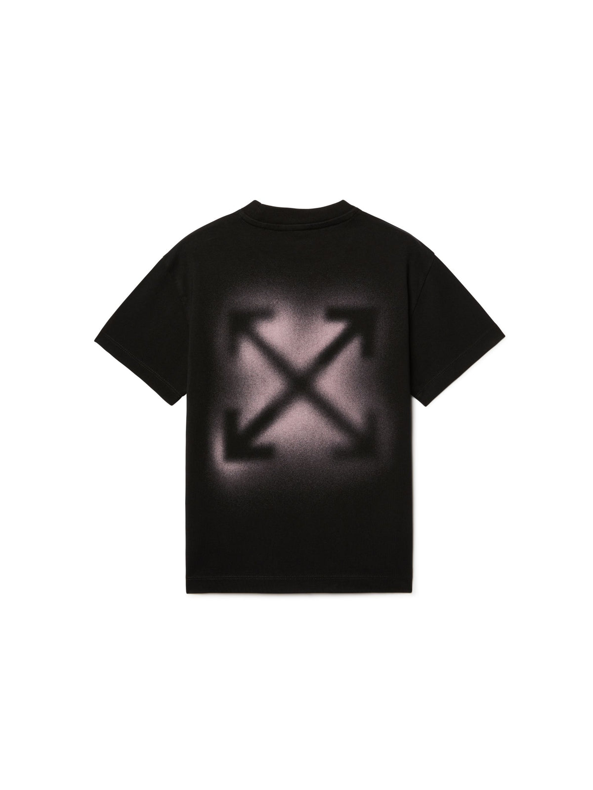 OFF WHITE Arrow Spray Tee S/S BLACK OGAA001S25JER009
