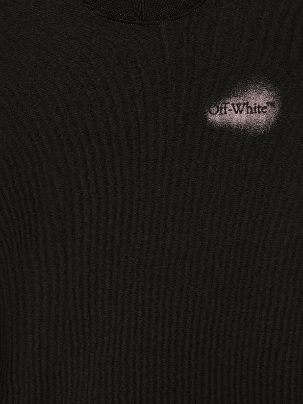 OFF WHITE Arrow Spray Tee S/S BLACK OGAA001S25JER009