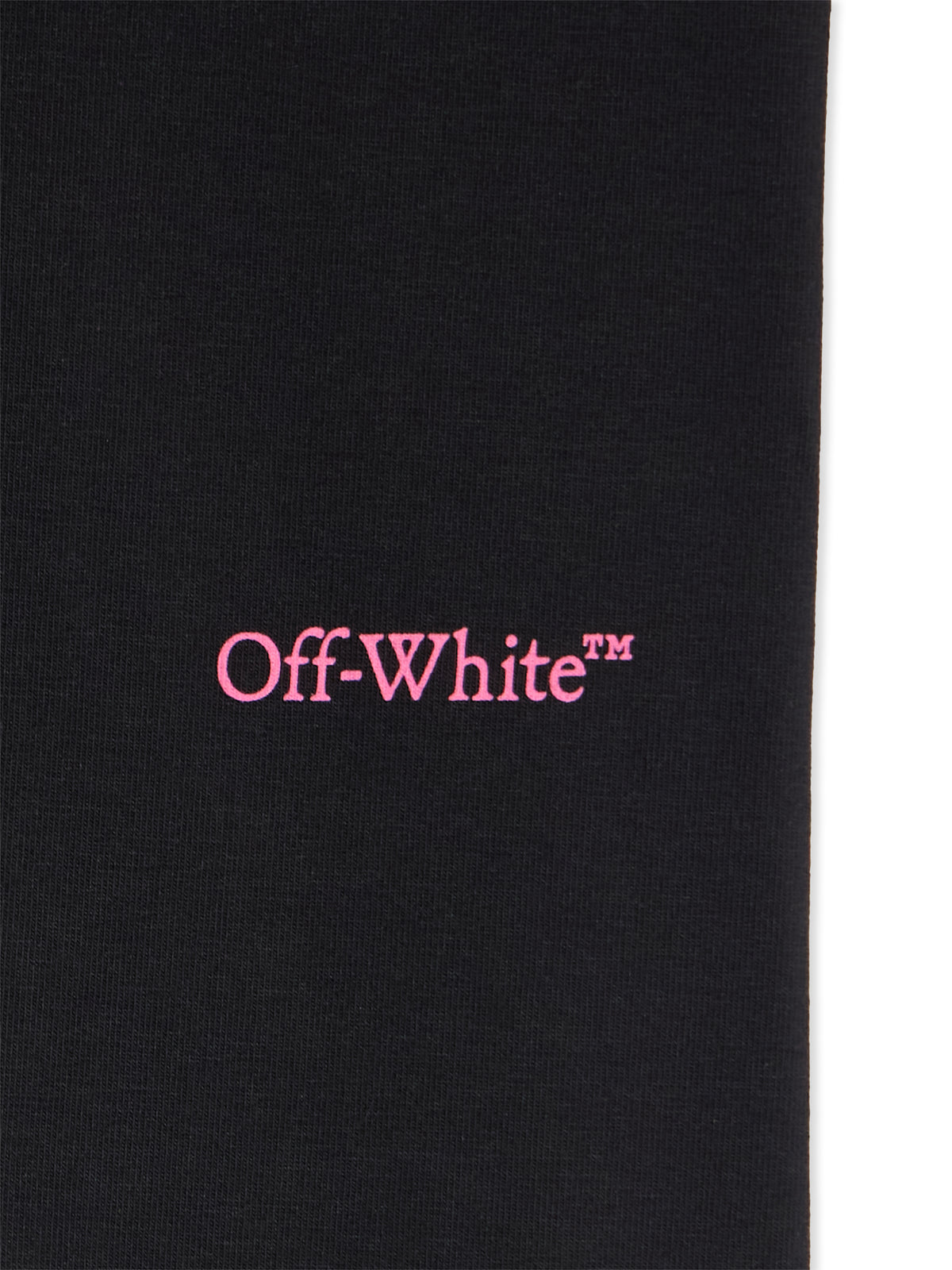 OFF WHITE Logo Industrial Leggings BLACK - FUCHSIA OGCD003F25JER001