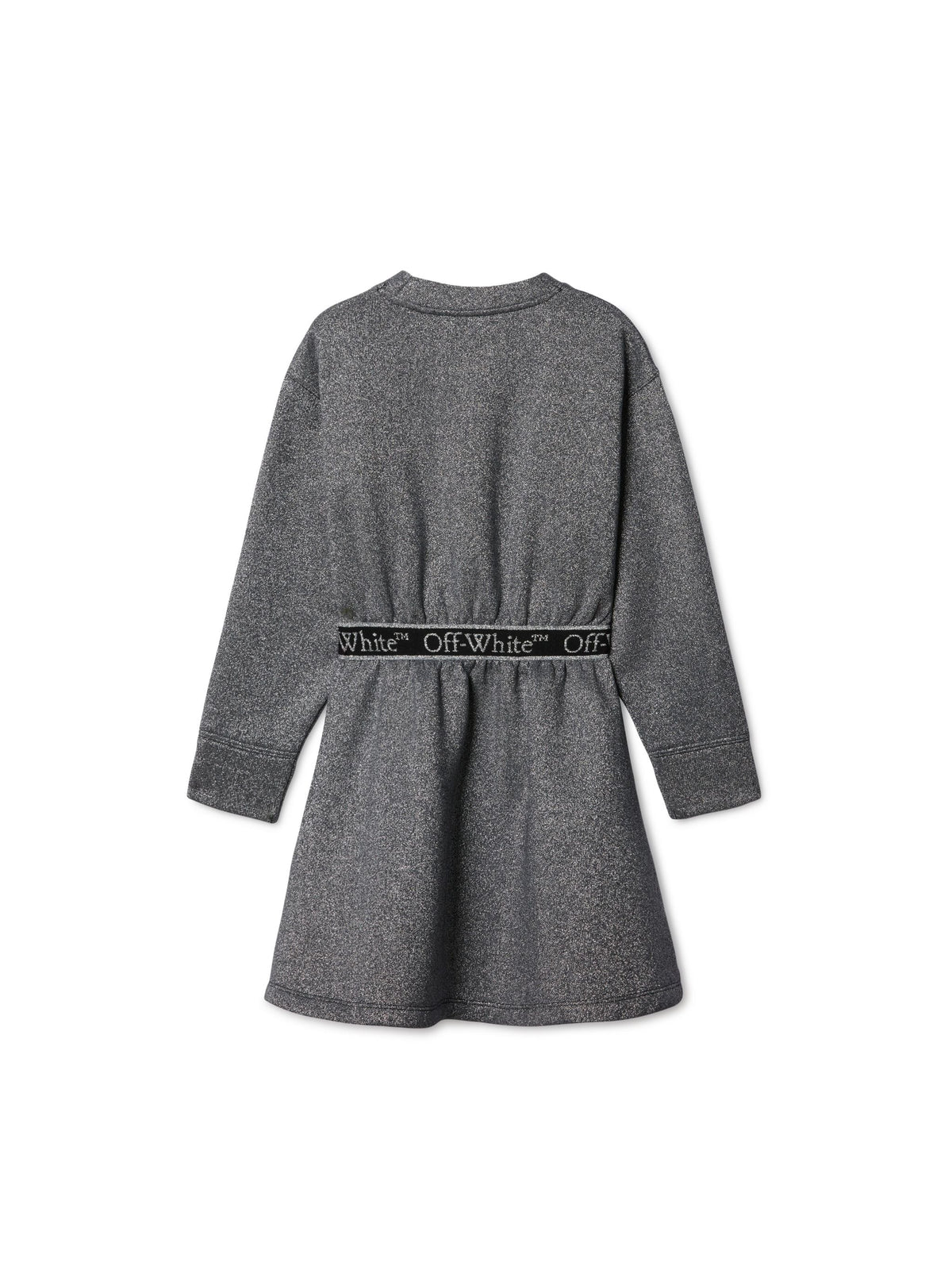 OFF WHITE Bookish Logo Band Dress L/S GREY OGDF002F24FLE001