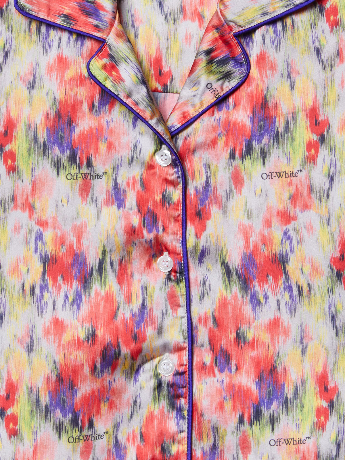OFF WHITE All Over Chine Shirt S/S PINK OGGG002S25FAB002