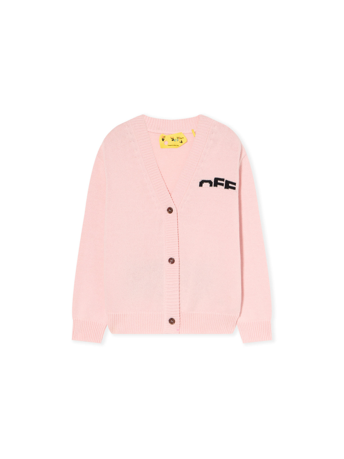 Logo Detail Knit Cardigan