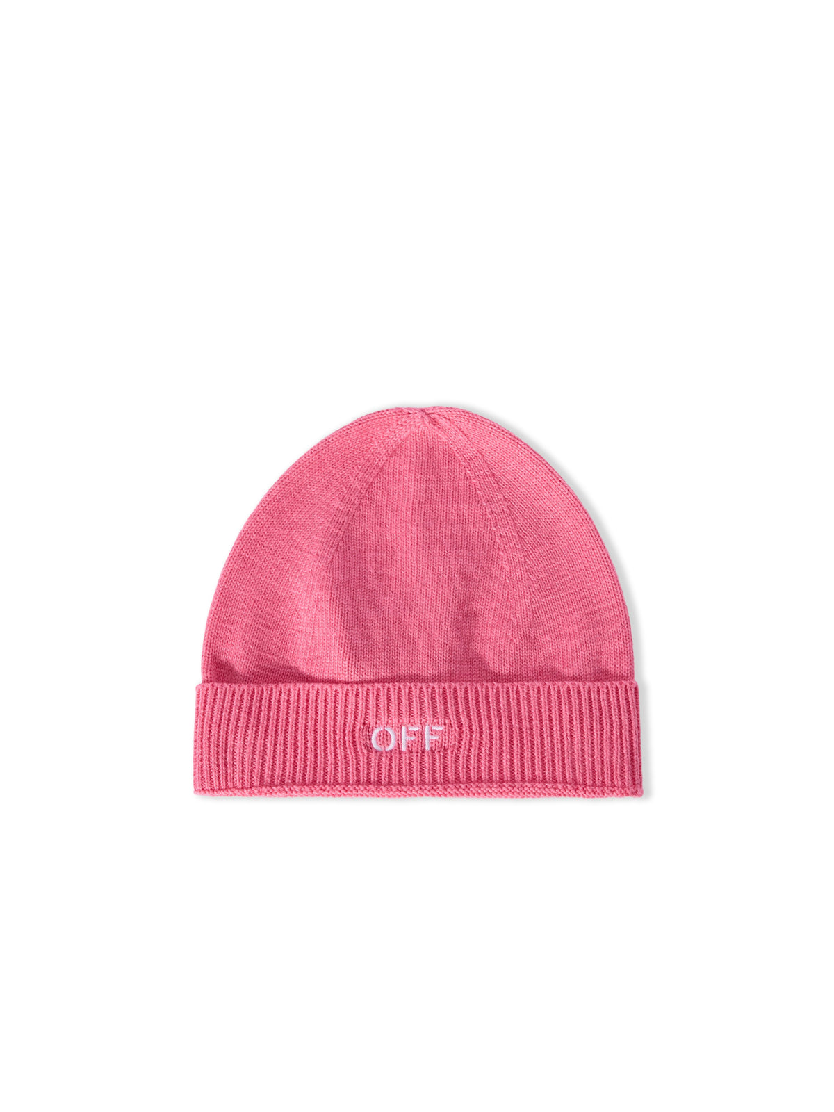 Off Stamp Ribbed Beanie