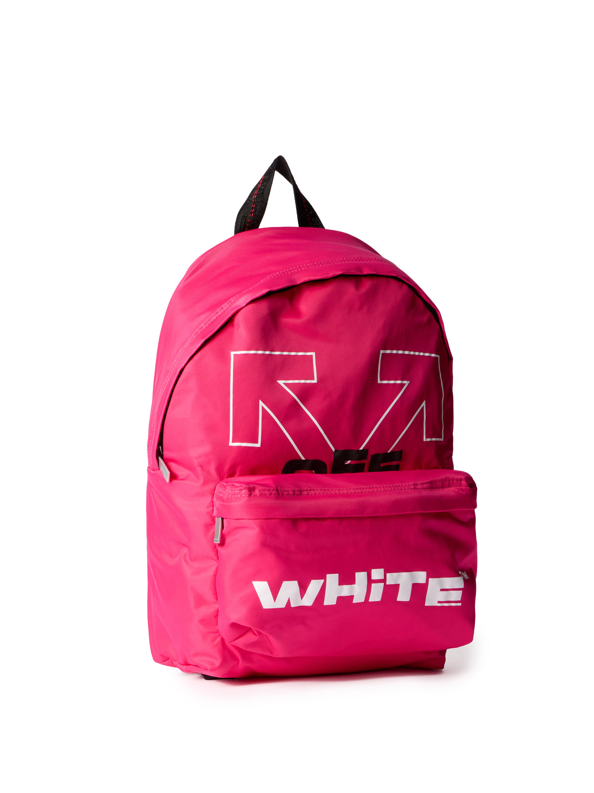 OFF WHITE Type Logo Backpack PINK - WHITE OGNB001F25FAB001