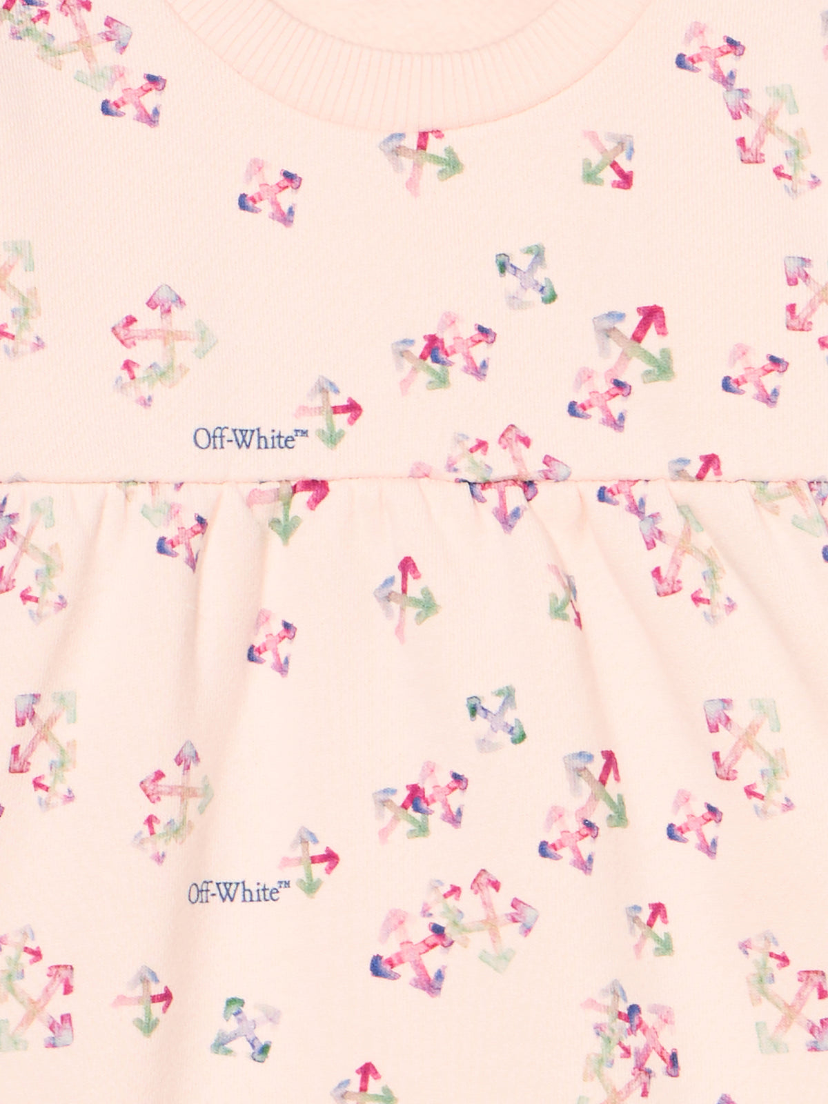 OFF WHITE Aop Arrow Dress SOFT PINK - MULTICOLOR OGX7012F25FLE002