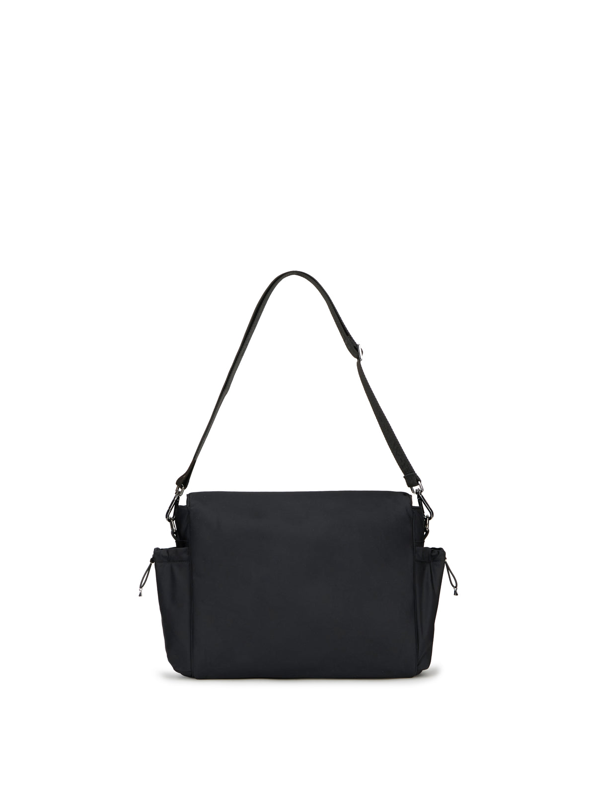 OFF WHITE Arrow Soft Jitney Diaper Bag BLACK OGXE001C99FAB001