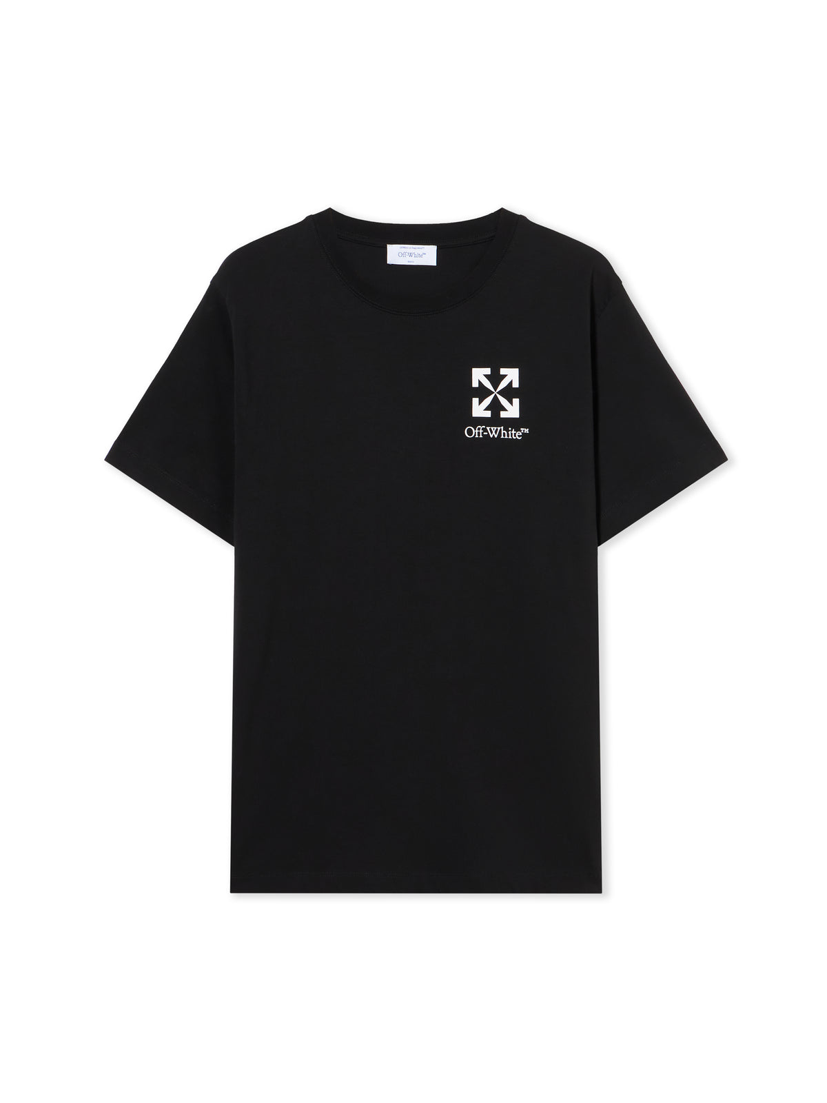 OFF WHITE Small Arrow Slim Logo T-Shirt BLACK - WHITE OMAA027F25JER00F