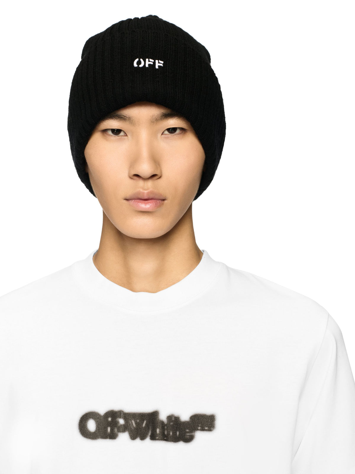 OFF WHITE White Spray Arrow T-Shirt WHITE OMAA027S25JER00B