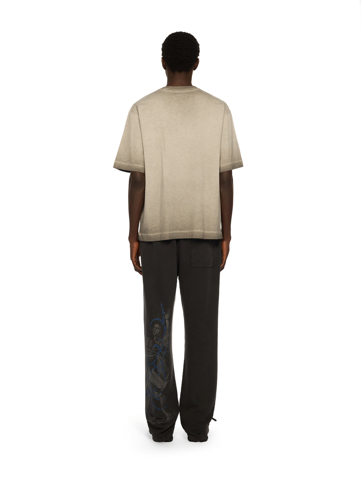 OFF WHITE Laundry Skate Logo Tee DEGRADÉ BLACK - DEGRADÉ BLACK OMAA120F25JER00Q