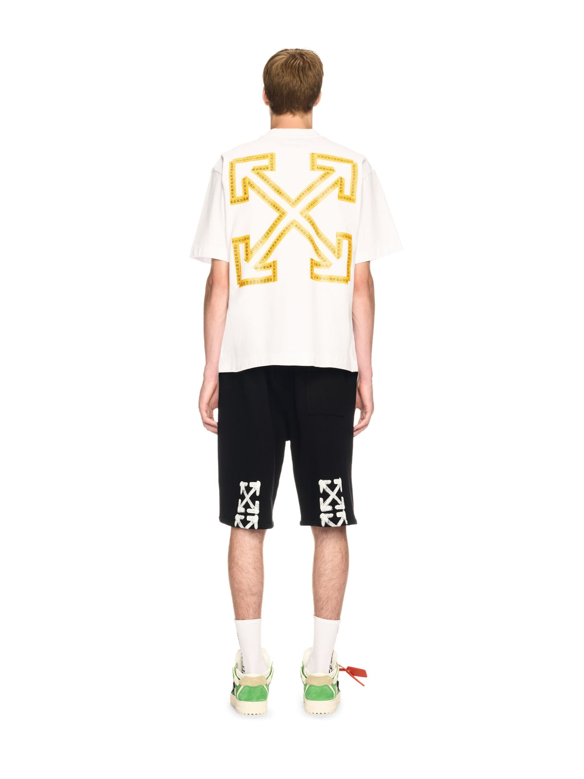 OFF WHITE White Tape Arrow T-Shirt WHITE OMAA120S25JER00D