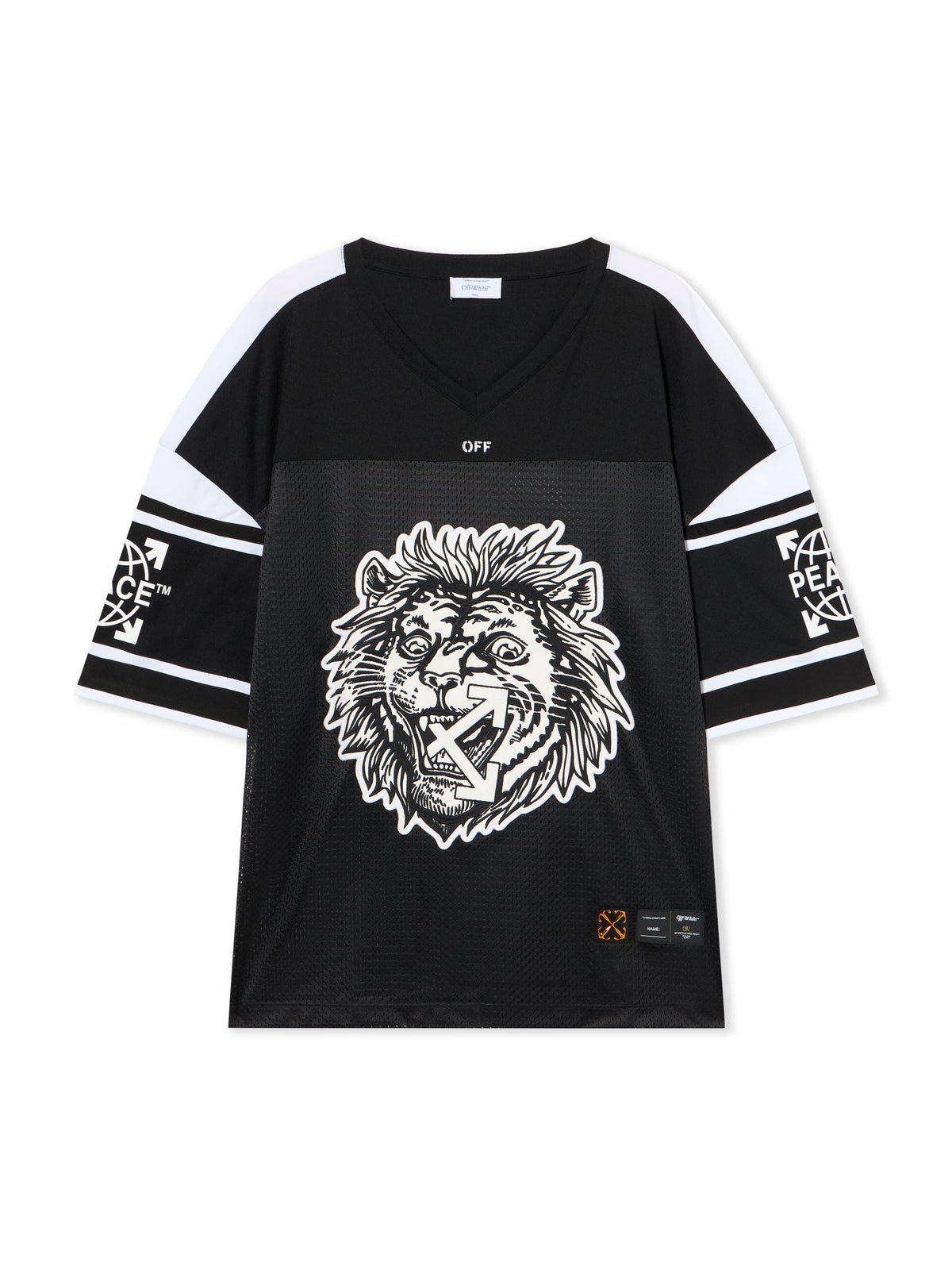 Lion Mesh Football Tee