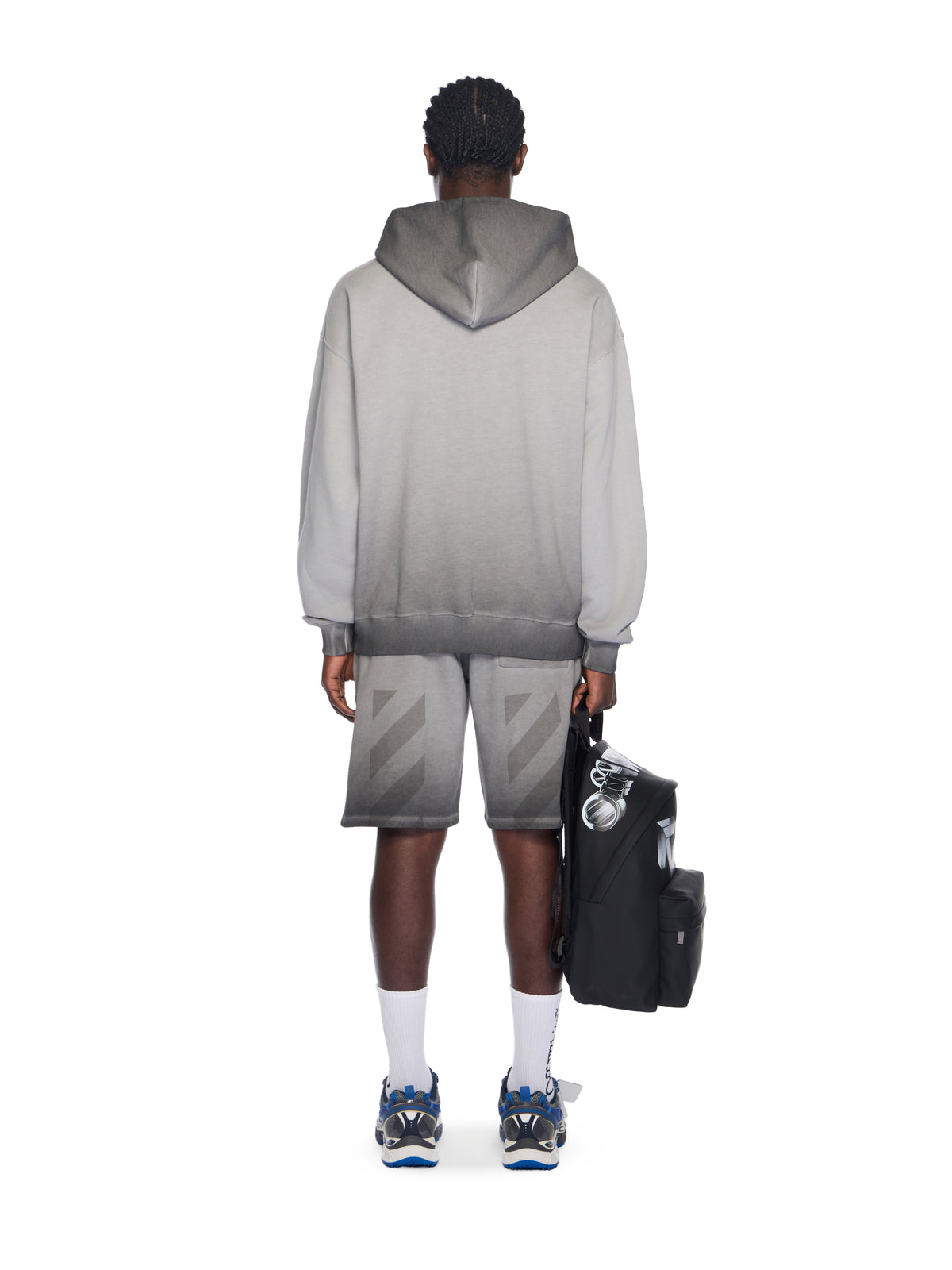 OFF WHITE Laundry Skate Hoodie DEGRADÉ BLACK - DEGRADÉ BLACK OMBB085F25FLE00V