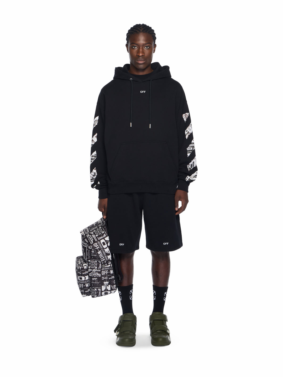 Newspaper Arr Skate Sweatshorts
