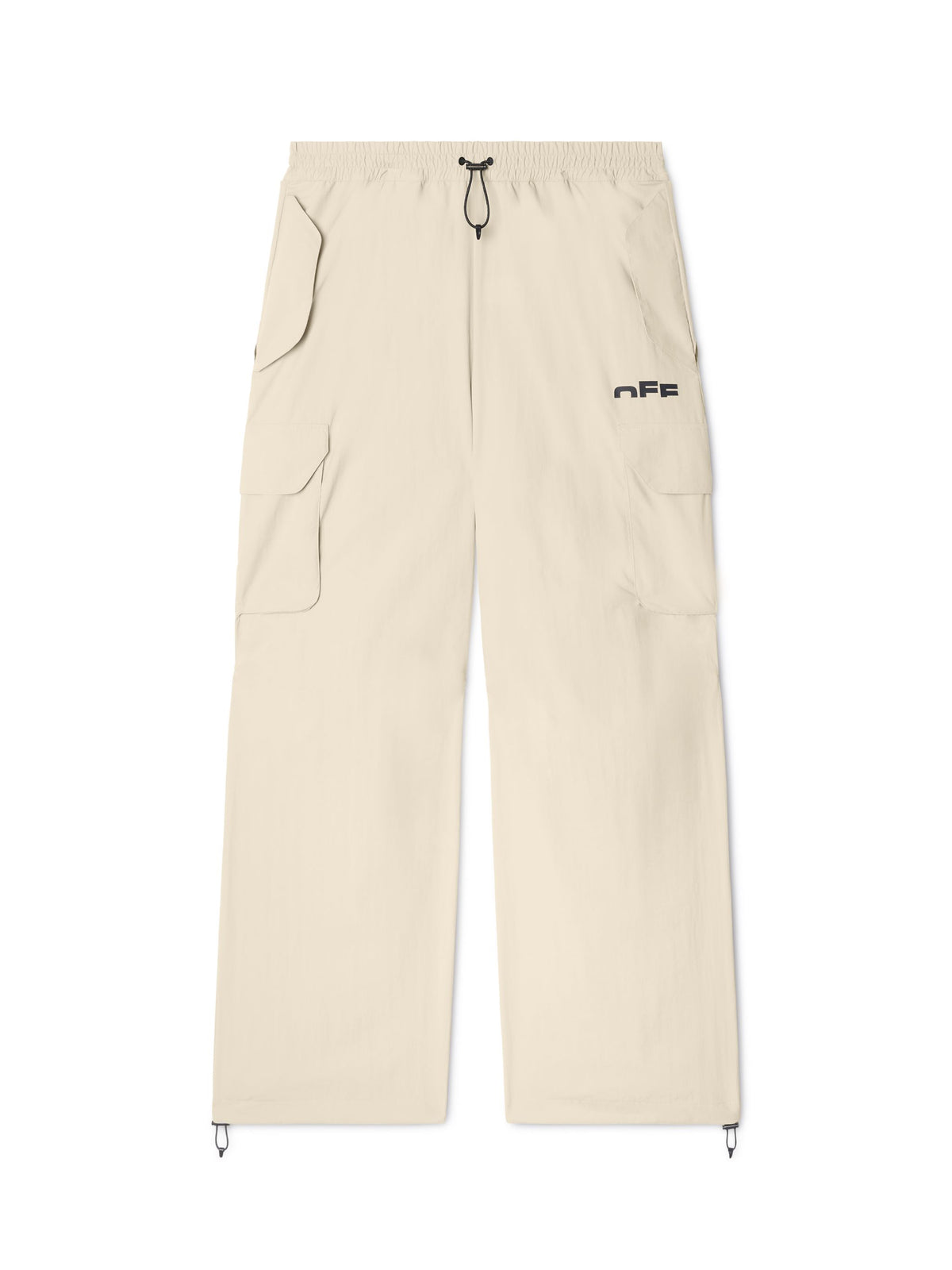 Gray Off Split Track Pants