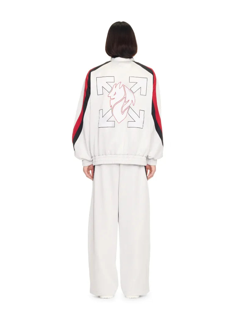 OFF WHITE ACM X PUMA_TRACK PANT SILVER - RED - BLACK OMCJ03AT25FAB001