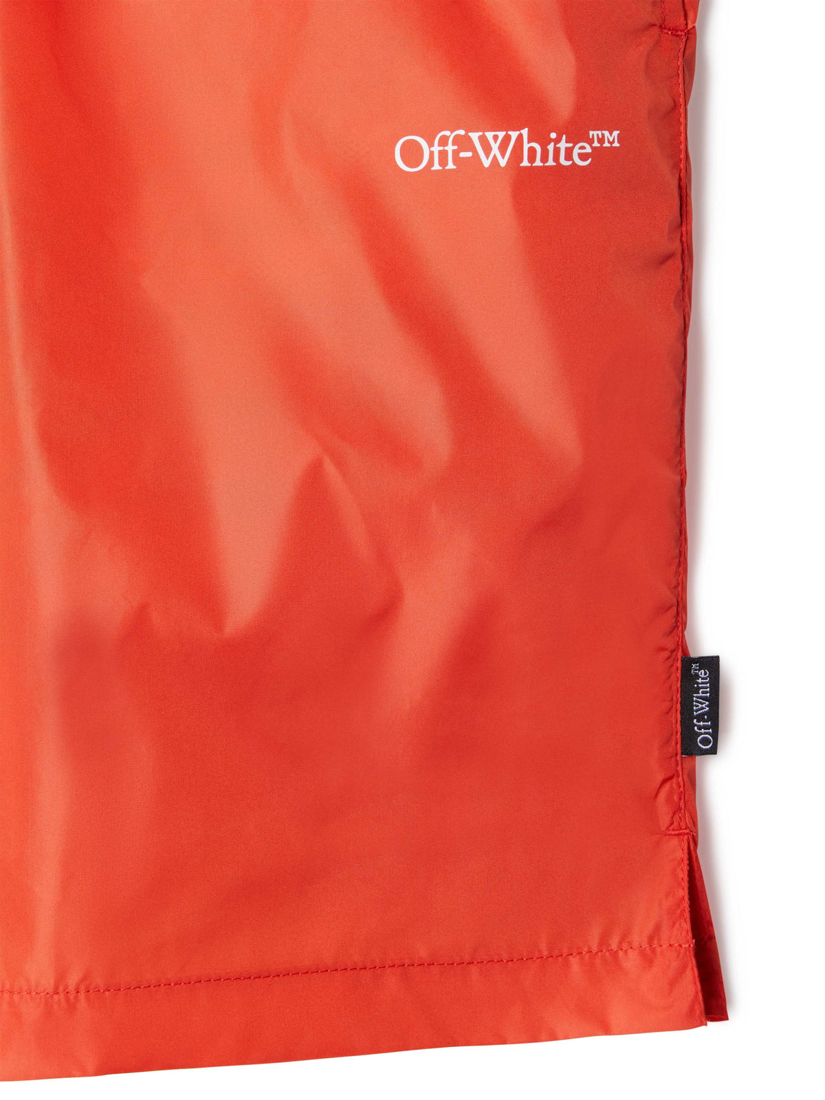 OFF WHITE Arr Surfer Swimshorts ORANGE OMFD013S25FAB001