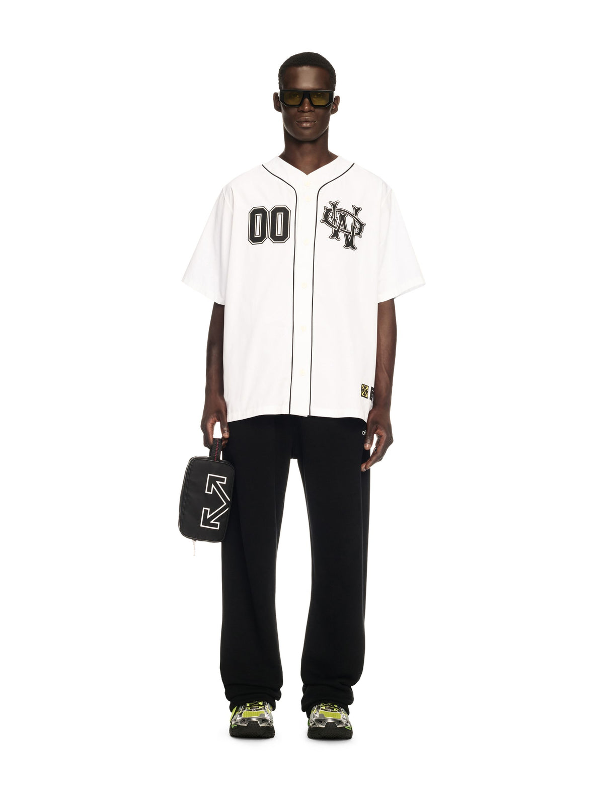 White 00 Baseball Shirt