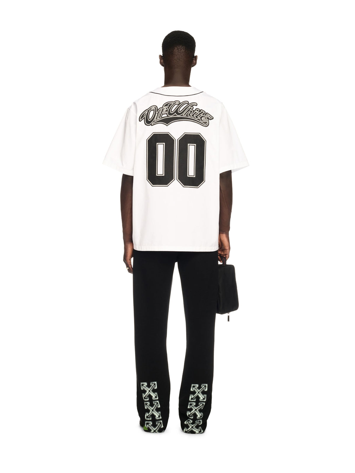OFF WHITE White 00 Baseball Shirt WHITE OMGG014S25FAB001