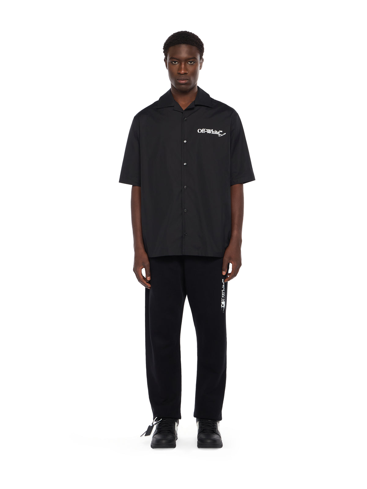 Scribble Arrow Poplin Bowling Shirt