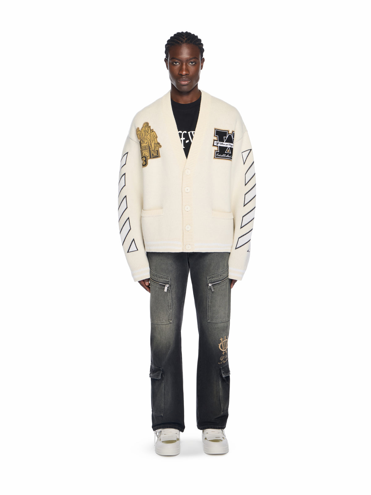 Lion Varsity Knit Cardigan