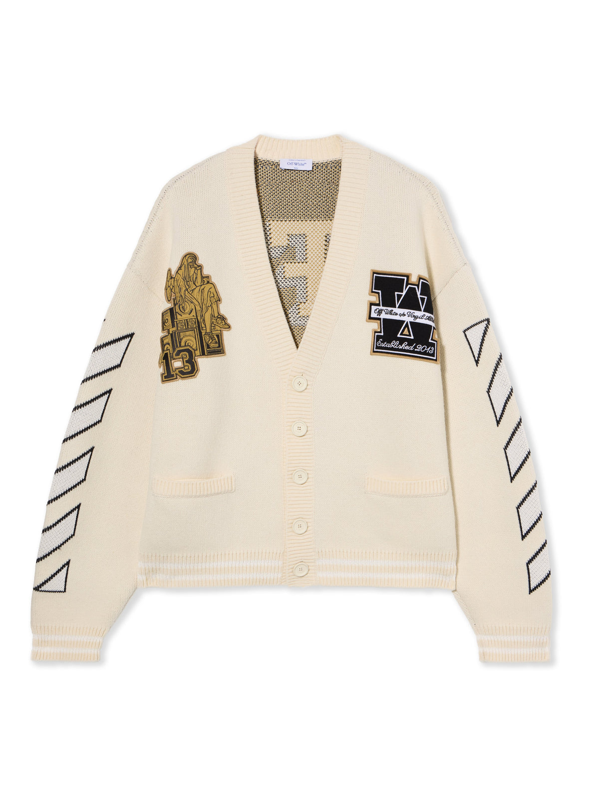 Lion Varsity Knit Cardigan