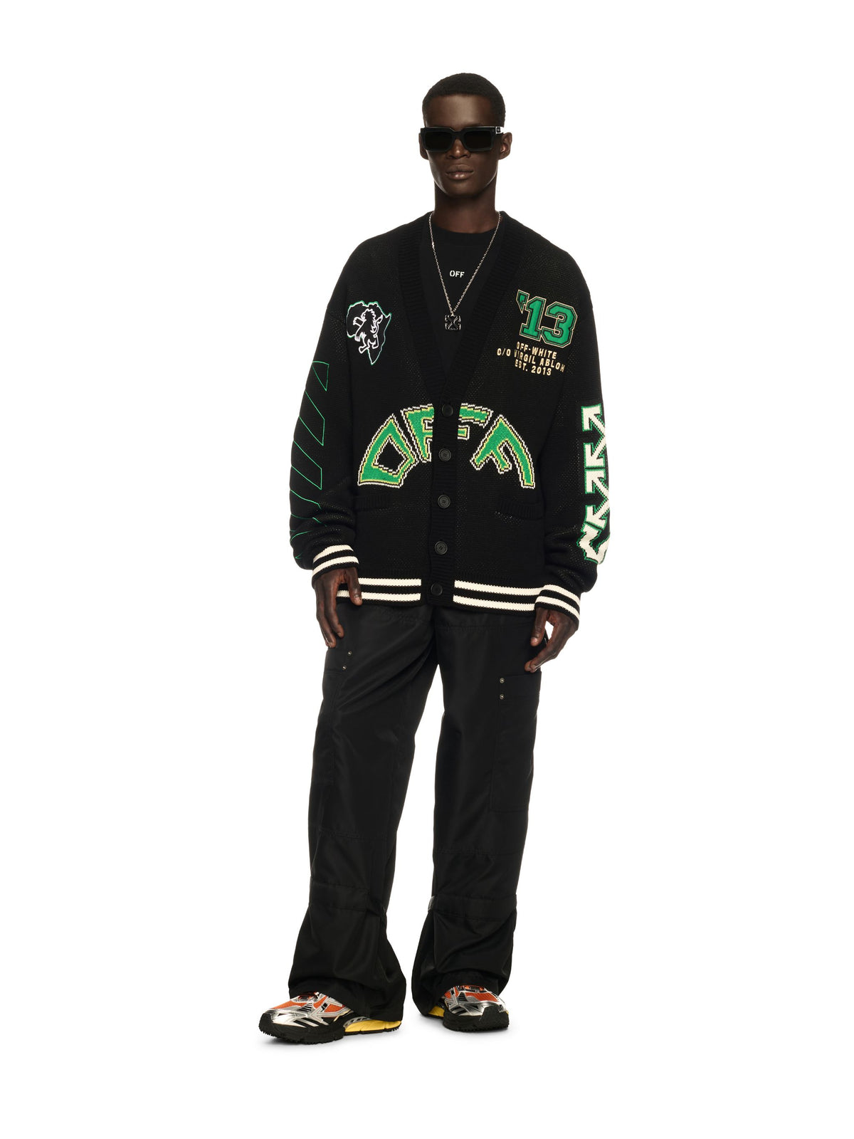 OFF CROCO COT VARSITY KNIT CA