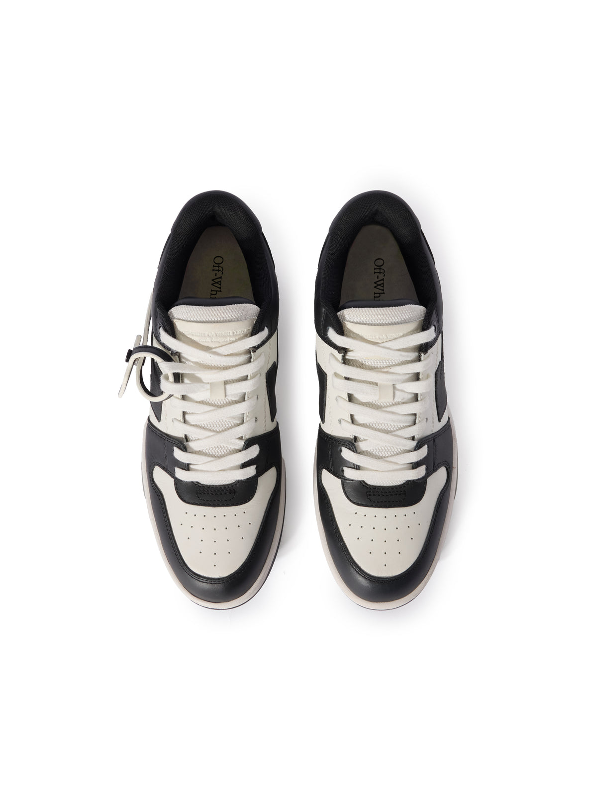 OFF WHITE Out Of Office Sneakers WHITE - BLACK OMIA189C99LEA007