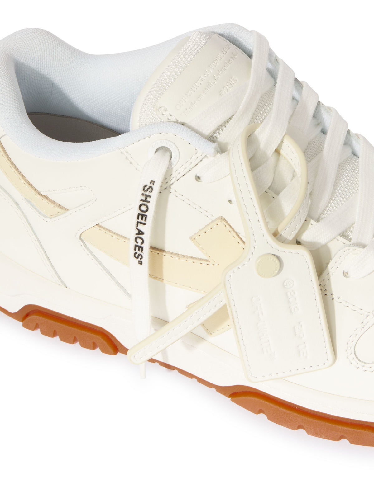 OFF WHITE OUT OF OFFICE CALF LEATHER WHITE OMIA189C99LEA011